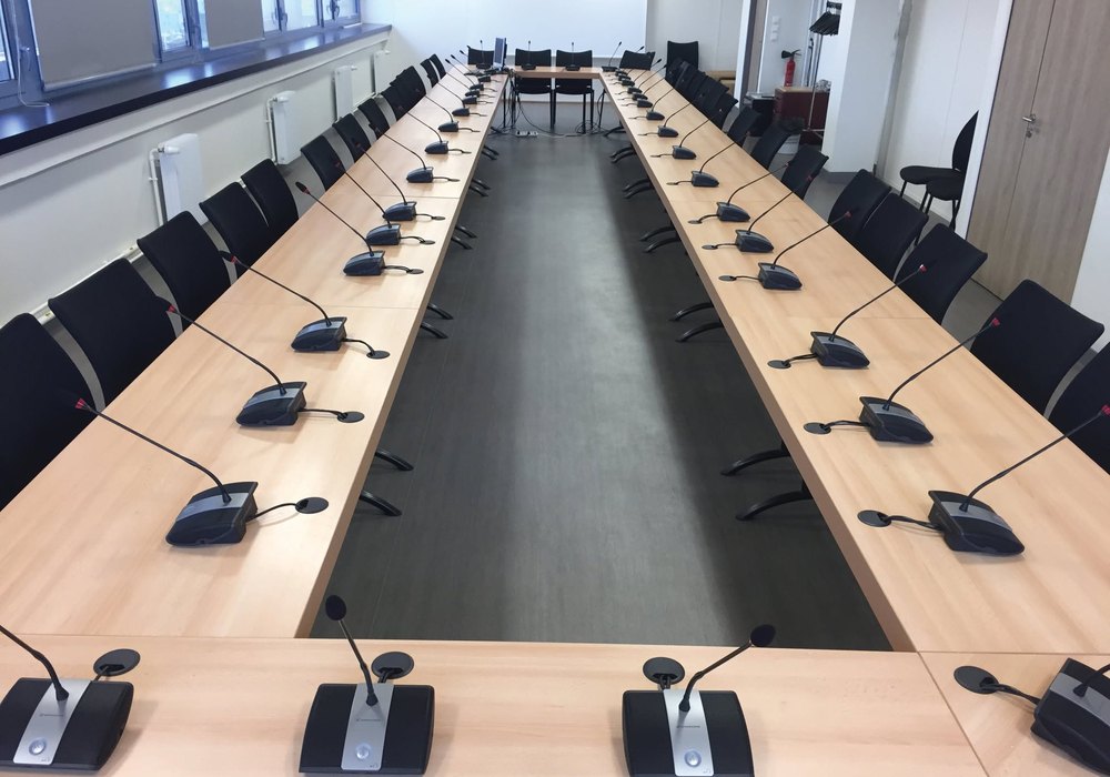 Système de conférence professionnel intégré en salle de réunion